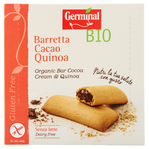 Germinal Bio Barretta Cacao Quinoa Gluten Free 6 x 30 g