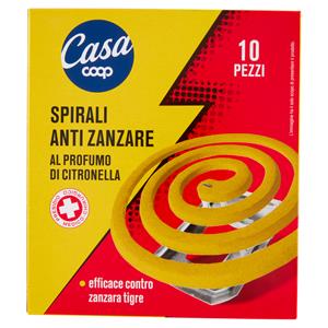 Spirali Anti Zanzare al Profumo di Citronella 10 pz