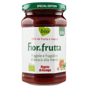 Rigoni di Asiago Fiordifrutta Fragole e fragoline di bosco alla menta bio 330 g