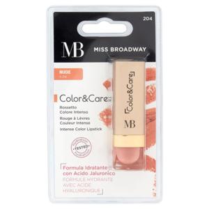 Miss Broadway Color&Care Rossetto Colore Intenso Nude n.04