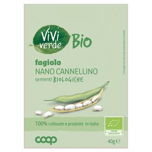Sementi Bio Fagiolo nano cannellino 40 g