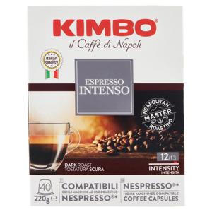 Kimbo Espresso Intenso Compatibili con le Macchine Nespresso* 40 x 5,5 g