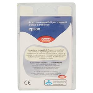 4 cartucce compatibili per stampanti a getto di inchiostro epson E81/84 