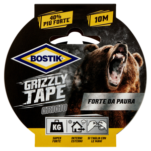 Bostik Grizzly Tape Grigio 10 M