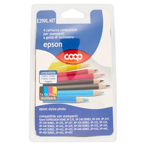 4 cartucce compatibili per stampanti a getto di inchiostro epson E29XL Kit