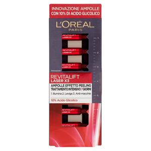 L'Oréal Paris Ampolle Revitalift Laser X3 Ampolle arricchite di Acido Glicolico concentrato al 10%