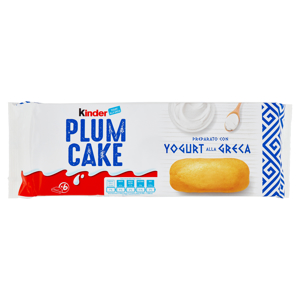 Kinder Plumcake Preparato con Yogurt alla Greca 6 x 32 g