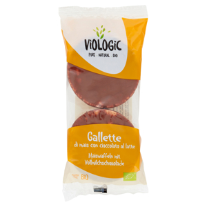 Viologic Gallette di mais con cioccolato al latte Bio 100 g