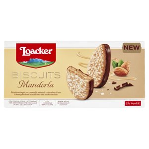 Loacker gran Pasticceria nut selection, biscotti meringati con crema alla nocciola e cioccolato al latte 100g