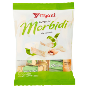 Vergani Torroncini Morbidi alla mandorla 130 g