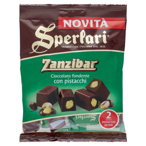 Sperlari Zanzibar Cioccolato fondente con pistacchi 117 g