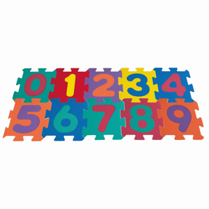 Tappeto Puzzle Numeri 10 pz.