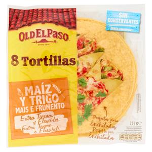 Old El Paso 8 Tortillas Maiz Y Trigo 8 x 42 g