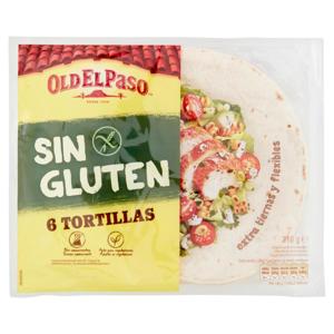 Old El Paso Sin Gluten 6 Tortillas 6 x 36 g