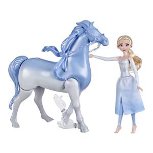 Elsa e il cavallo Nokk elettronico