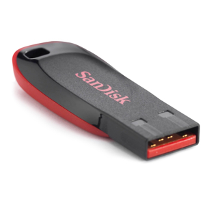 Chiavetta USB 2.0 64 GB Cruzer nero/rosso 3102107