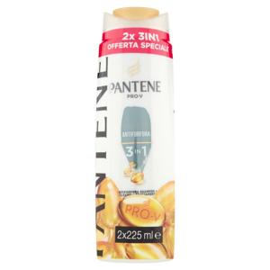 Pantene Pro-V 3in1 Shampoo+Balsamo+Trattamento Antiforfora 2x225 ml