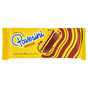 Pavesi Pavesini Double Biscotti con Fondo di Cioccolato 60g