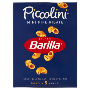 Barilla Pasta Piccolini Mini Pipe Rigate 100% grano italiano 500 g
