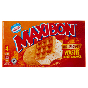 NESTLÉ Maxibon Waffle Blonde Caramel 4 x 60 g
