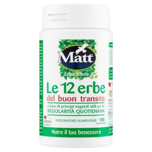 Matt Erboristeria le 12 erbe del buon transito 100 compresse 50 g