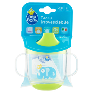 neo Baby Tazza irrovesciabile 200 ml 6m+