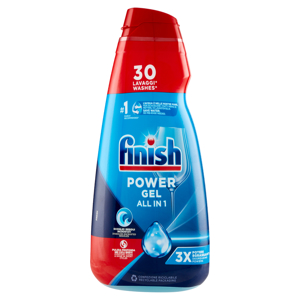 Finish Power Gel Fresh gel lavastoviglie 30 lavaggi 600 ml