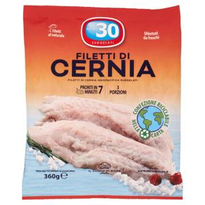 Meno 30 Il Cuoco di Mare Filetti di Cernia 360 g