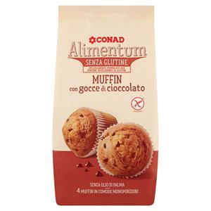 MUFFIN PA GLUTEN ME COKOLLATE CONAD 240 GR