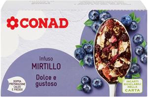 INFUSO MIRTILLO CONAD 20F 50GR