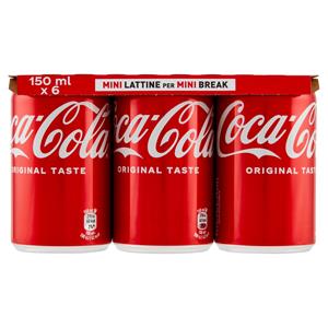 COCA COLA ZERO LATTINA CL15X6