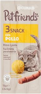 PETFR.SNACK STICK GATTO POLLO 15GR.