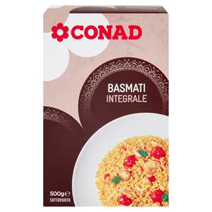 ORIZ BASMATI INTEGRAL CONAD 500 GR