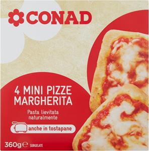 MINI PICA MARGERITA CONAD 4 COPE 360 GR