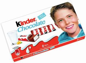 KINDER CHOCOLATE T8 GR.100