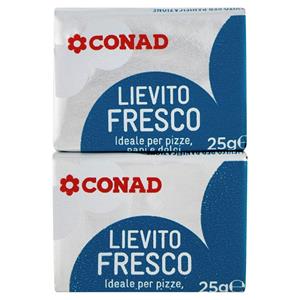 LIEVITO FRESCO CONAD GR.25X2