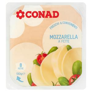 MOZZARELLA A FETTE 130G  F&C CONAD