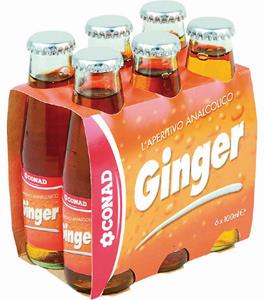 APERITIV GINGER CONAD ML100X6