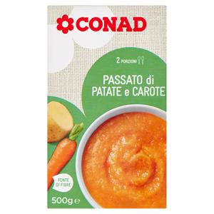 SUPE ME PATATE DHE KARROTA CONAD 500 GR