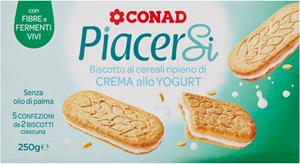 BISCOT.CER/YOG 250GR PIACERSI CONAD