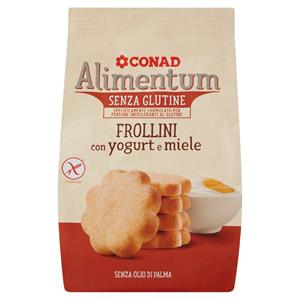 BISKOTA PA GLUTEN ME KOS DHE MJALTE CONAD 400 GR