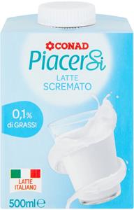 LATTE UHT SCREM.CONAD PIACERSI 0.5L