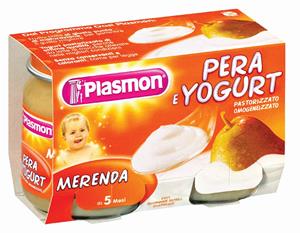 MERENDA PLASMON YOGURT/PERA 2XG120