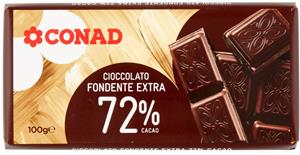 COKOLLAT CONAD FOND.NOIR 72% GR100