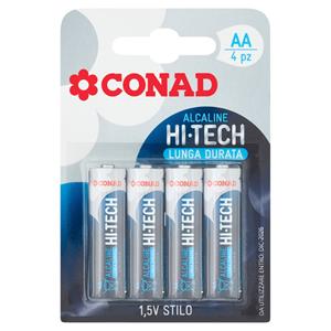 BATERI STILO HI-TECH CONAD  AA  4CP