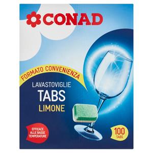 TABS LAVASTOV. CONAD LIMONE 100 PZ