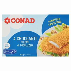 FILETO MERLUCI CONAD 400 GR