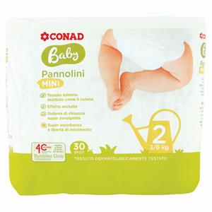 PANNOLINO CONAD MINI 3-6KG 30PZ Tg2