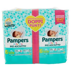 PAMPERS B.DRY PD XL.34 NR6 15-30KG