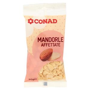 MANDORLE AFFETTATE CONAD 50G